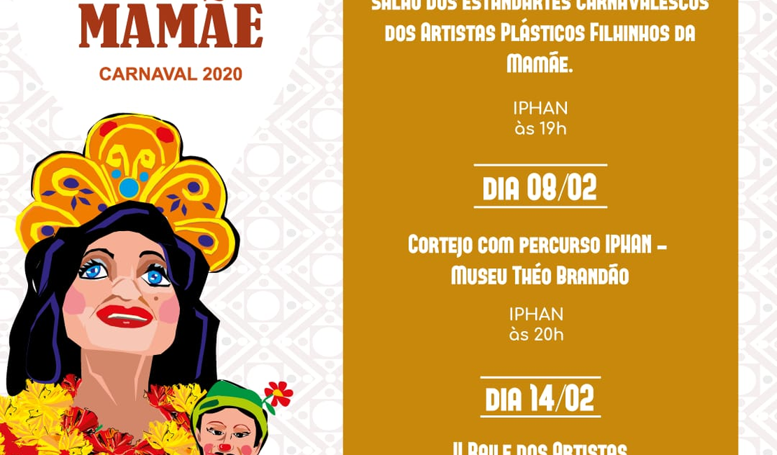 Bloco Filhinhos da Mamãe festeja 37 anos de tradição carnavalesca com diversas atrações