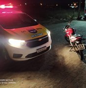 Após abordagem, BPRv recupera moto furtada em Arapiraca