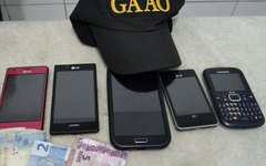 Objetos roubados apreendidos pelo GAAO 
