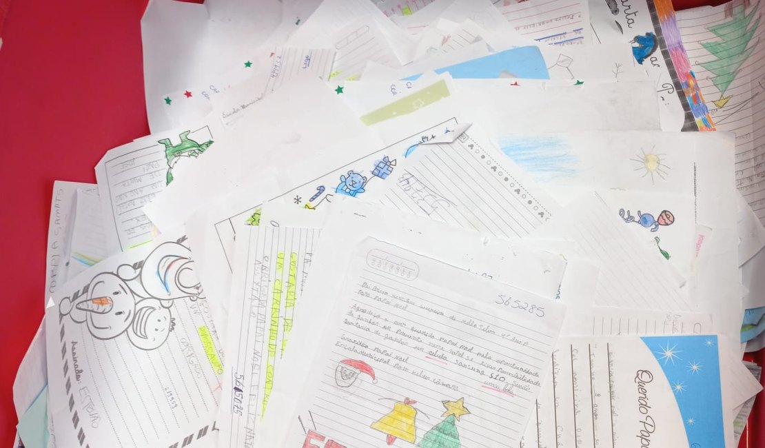 Três mil cartas estão cadastradas na campanha Papai Noel dos Correios em AL