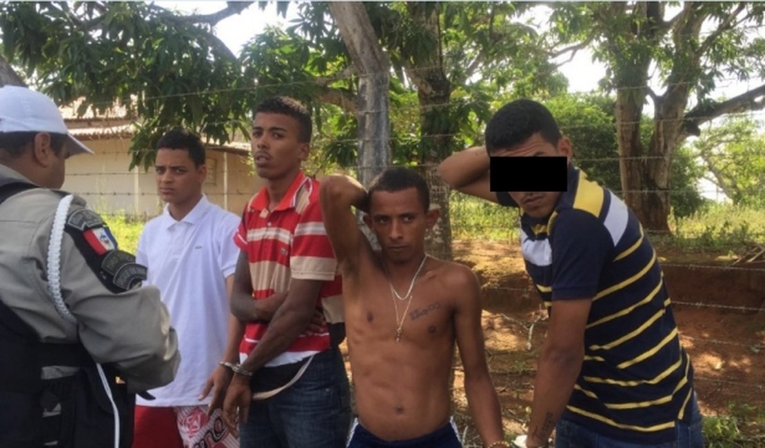 Cinco homens são presos com armas, munições e celulares no Agreste