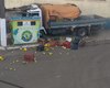 Caminhão atinge barraca em Porto Calvo