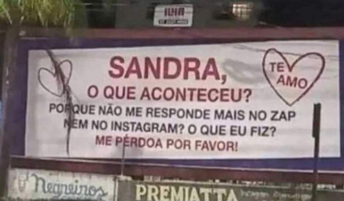 Outdoor amoroso da Sandra em Vila Velha viraliza na web: