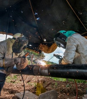 Agreste alagoano é beneficiado com obras do gasoduto Penedo-Arapiraca