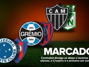 Conmebol divulga datas e horários dos confrontos das oitavas de final