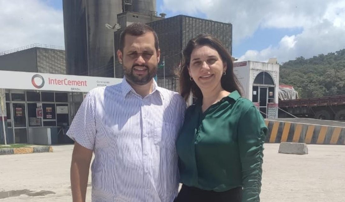 Em visita a fábrica de cimento, Fernando Pereira destaca importância de incentivar o setor produtivo