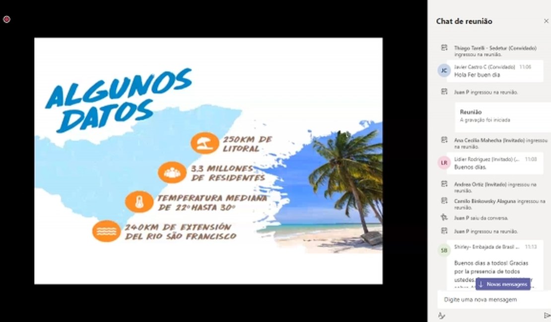 Sedetur promove capacitação on-line para agentes de viagens da Colômbia