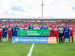 Estádios alagoanos recebem campanha ‘Paz nos Estádios’ da Selaj
