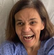 Claudia Rodrigues está internada em hospital em Curitiba