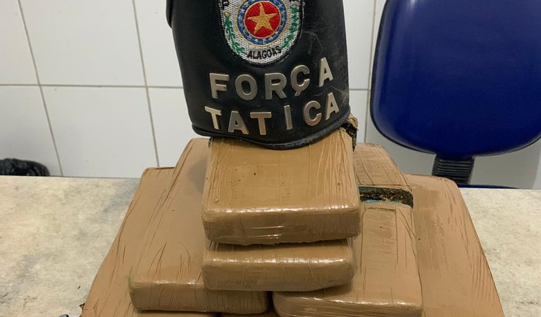 Inteligência leva PM a apreender 10kg de droga no Graciliano Ramos