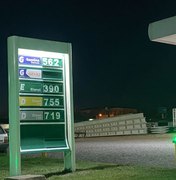 Preço da gasolina em Porto Calvo supera valor em Maragogi