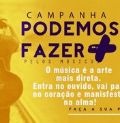 Músicos de Arapiraca fazem 'serenata virtual' para promover campanha de arrecadação de cestas básicas