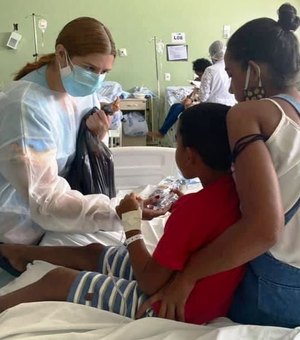 Brinquedoteca do Hospital de Emergência do Agreste realiza ações para as crianças em Arapiraca