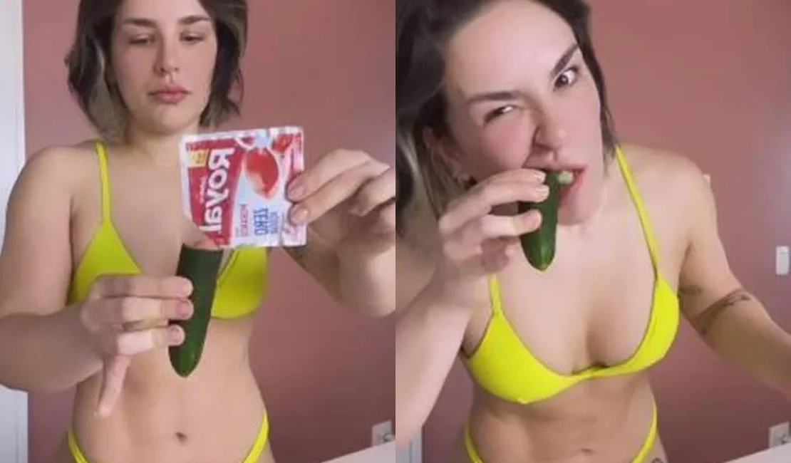 [Vídeo]: Kéfera indica pepino com gelatina em pó na dieta e é detonada