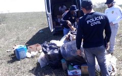 Drogas são incineradas em Arapiraca 