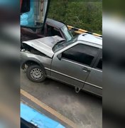 [Vídeo] Acidente de trânsito deixa feridos na rodovia AL 101 Norte