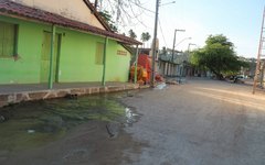 Ruas de Barra Grande ficam alagadas por causa do problema