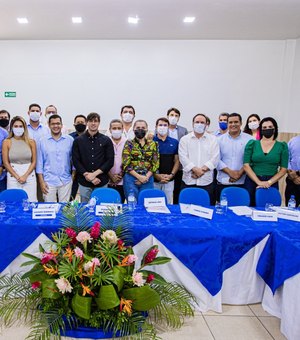Prefeitos do interior de Alagoas participam de eleição de diretoria de consórcio para cessão do saneamento básico