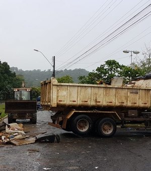 Sudes recolheu mais de 420 toneladas de resíduos em bairros afetados pelas chuvas