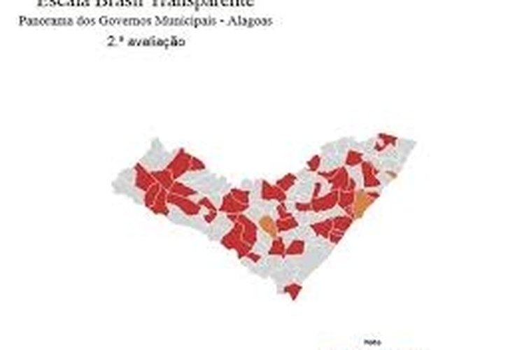 Transparência: o mapa de Alagoas é vermelho