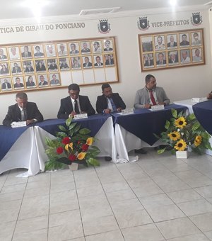 Pedro Tomas, o 'Pedão', toma posse como prefeito de Girau do Ponciano 