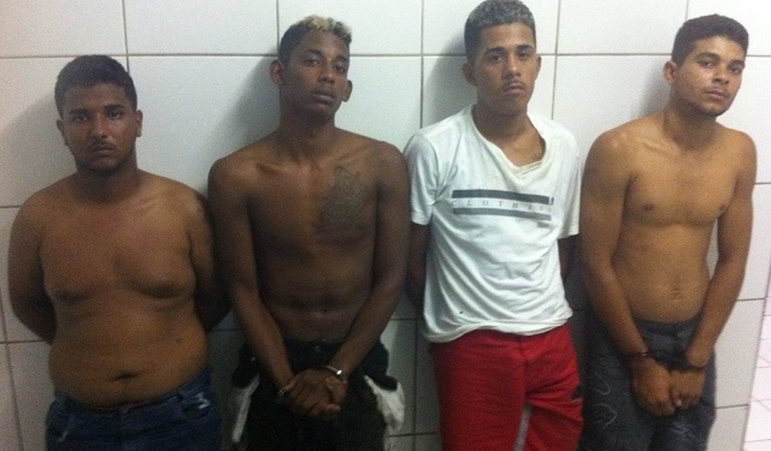 PC prende quadrilha suspeita de assaltos na parte alta de Maceió