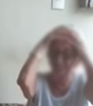 Polícia prende homem que aparece em vídeo agredindo a própria mãe, de 84 anos