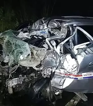 Taxista morre após colisão com carreta na BR-104, em União dos Palmares