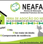 Neafa promove feira de adoção neste sábado
