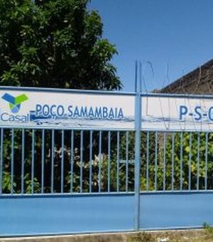 Casal realiza manutenção no sistema de abastecimento do conjunto Samambaia