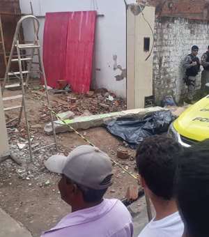 Pedreiro morre ao ser atingido por viga de concreto em Murici