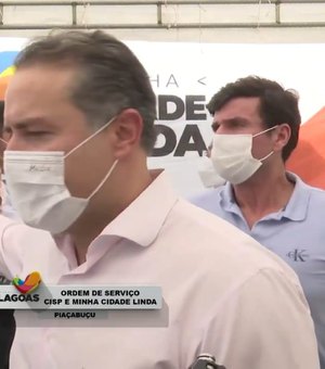 Em Piaçabuçu, governador anuncia retomada de obras paralisadas em gestão anterior