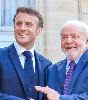 Lula e Macron conversam sobre acordo entre Mercosul e União Europeia