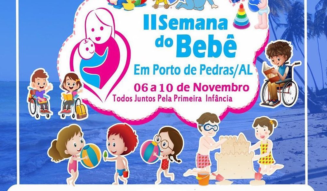 Porto de Pedras divulga programação de II Semana do Bebê