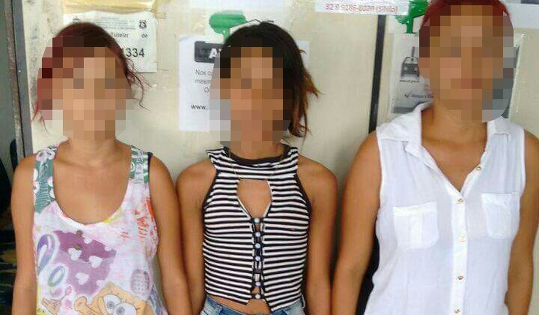 Adolescentes são apreendidas depois de furtarem lojas no Centro de Arapiraca