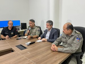 Polícia concede entrevista sobre a prisão de autores de atentado ocorrido em Porto Calvo