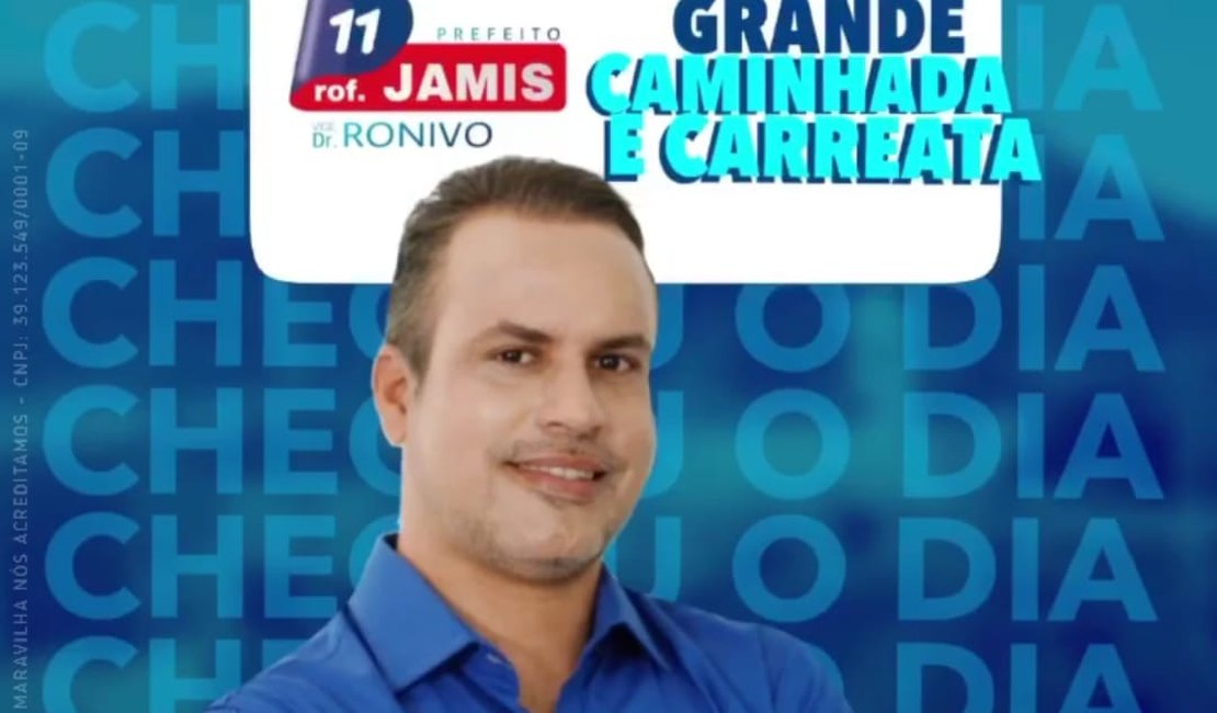 Candidato a prefeito de Maravilha divulga eventos de campanha em município vizinho