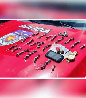 Suspeitos de tráfico são presos com drogas em Maragogi