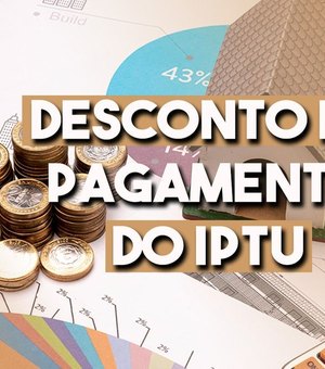 Prefeitura de Palmeira lança campanha do IPTU com descontos para pagamentos efetuados até o final deste mês