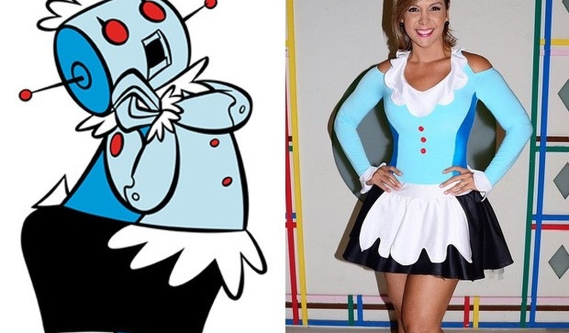 Carla Perez se veste como personagem de série animada