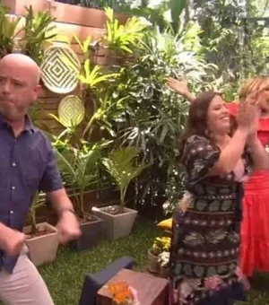 Alex Escobar dança Eguinha Pocotó para celebrar chegada ao Fantástico