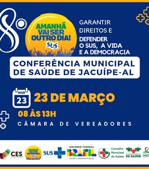 Prefeitura de Jacuípe anuncia Conferência Municipal de Saúde