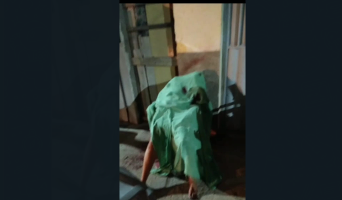 [Vídeo] Mulher é executada na porta de casa em Batalha