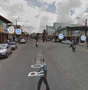 Câmera de segurança registra furto de motocicleta no Centro de Arapiraca