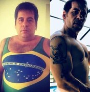 Leandro Hassun mostra antes e depois entre copas do Brasil e da Rússia: 'Treinei'