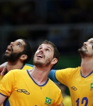 Brasil elimina Argentina e enfrenta a Rússia na semi do vôlei masculino
