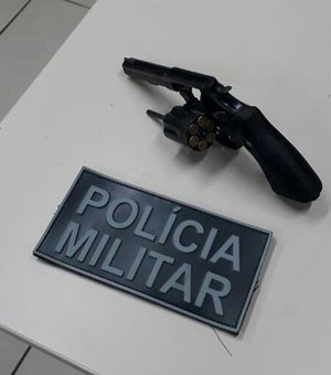 Jovem é preso com revólver em Girau do Ponciano