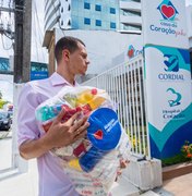 Programa Alagoas Sem Fome doa 220 kg de alimentos a famílias atendidas pela Casa do Coraçãozinho