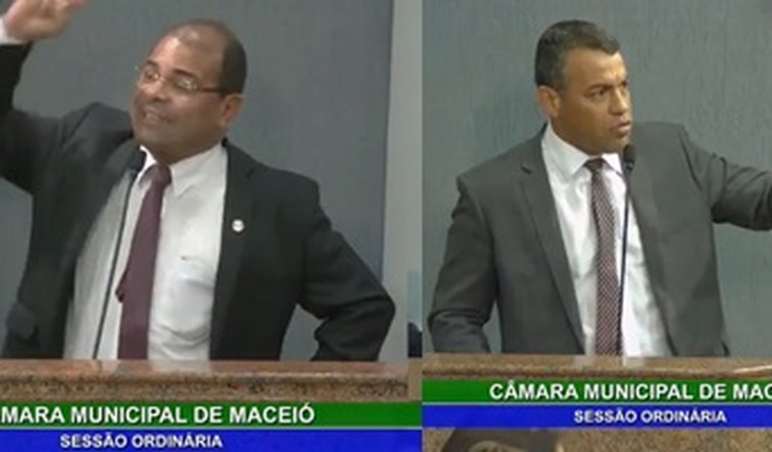Vereadores de Maceió têm discussão de foro íntimo durante sessão 