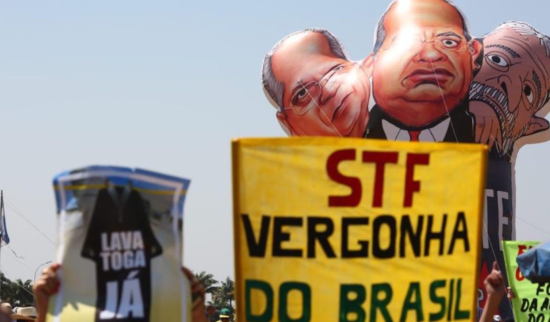 País tem atos a favor do governo Bolsonaro e contra ministros do STF